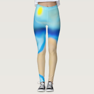 Beach Landscape Leggings