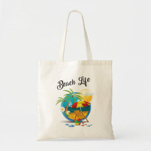 Beach Life Budget Tote