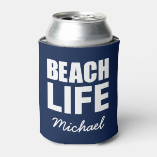 Beach Life Can Cooler