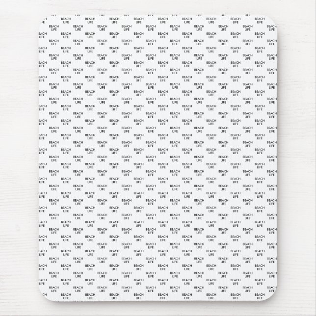 Beach Life Lifeguard Gift Mouse Pad (Front)