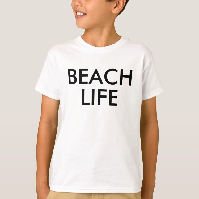 Beach Life Lifeguard Gift T-Shirt (Front)