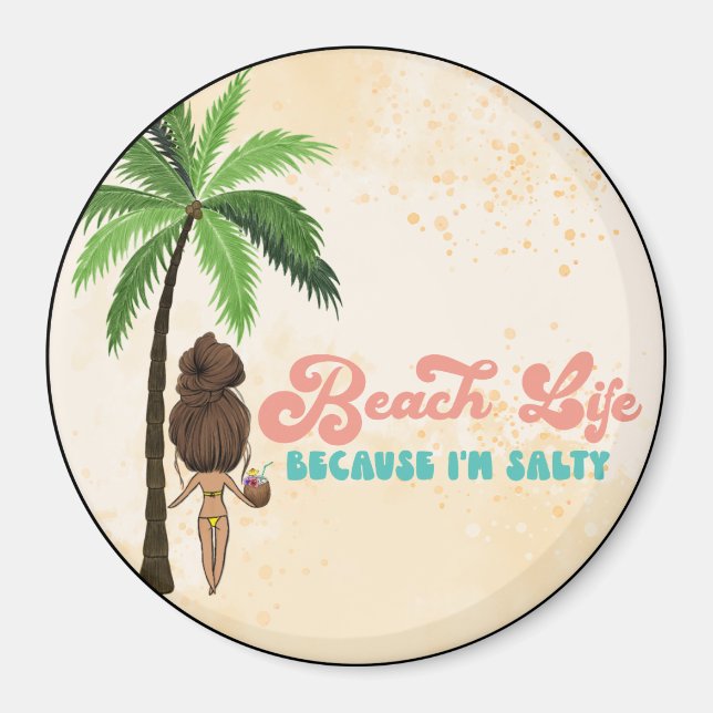 Beach Life  Magnet (Front)