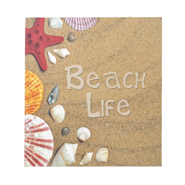Beach Life Notepad (Front)