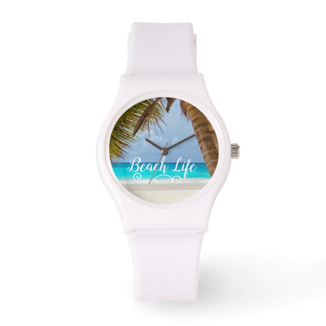 Beach Life Palm Tree Watch (Front)