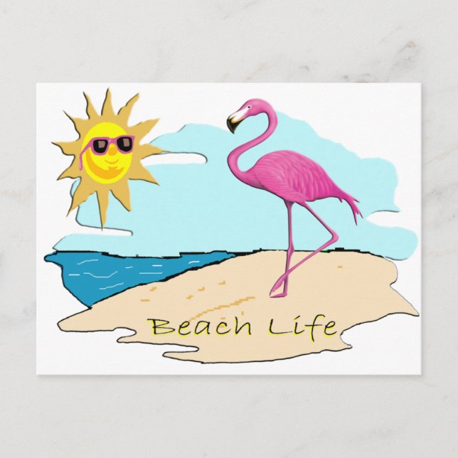 Beach Life Postcard (Front)