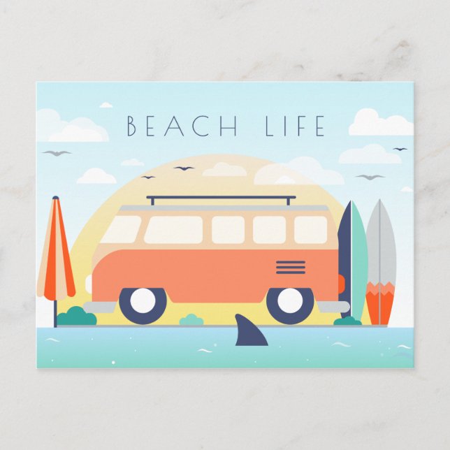 Beach Life Postcard (Front)