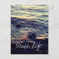 Beach Life Quotes Waves Ocean Sunset Water Scenic