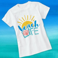 Beach Life Sunshine Seashell Cute Vacation Summer