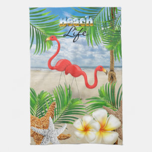 Beach Life Tea Towel