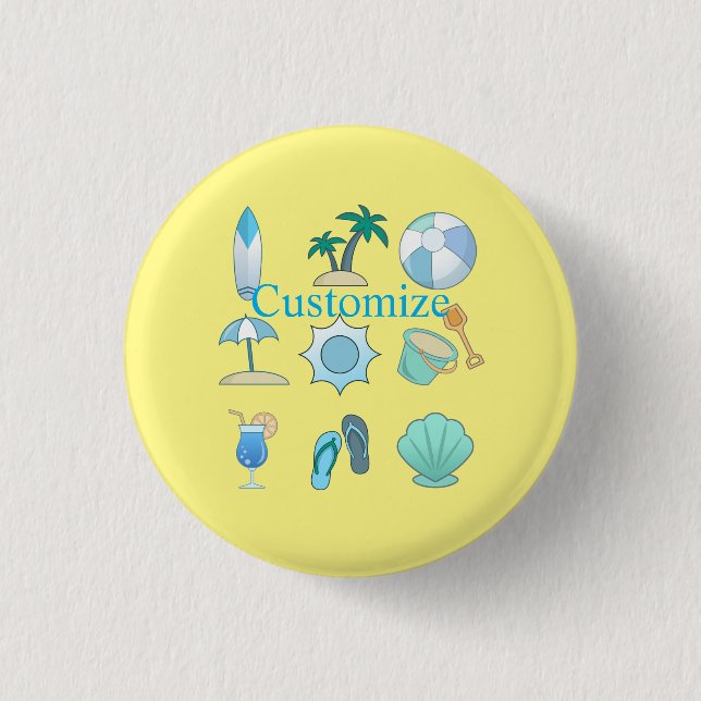 Beach Life Things Thunder_Cove   3 Cm Round Badge (Front)