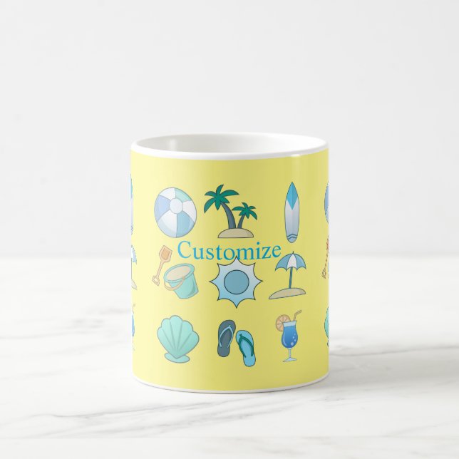 Beach Life Things Thunder_Cove Coffee Mug (Center)