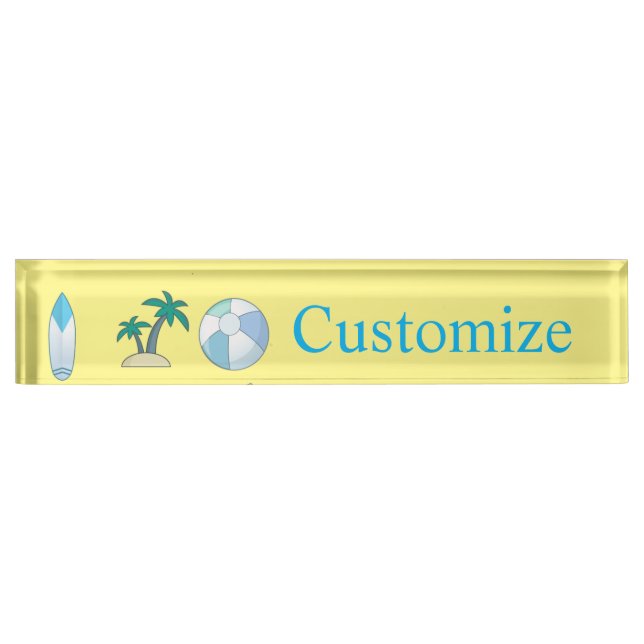 Beach Life Things Thunder_Cove Nameplate (Front)
