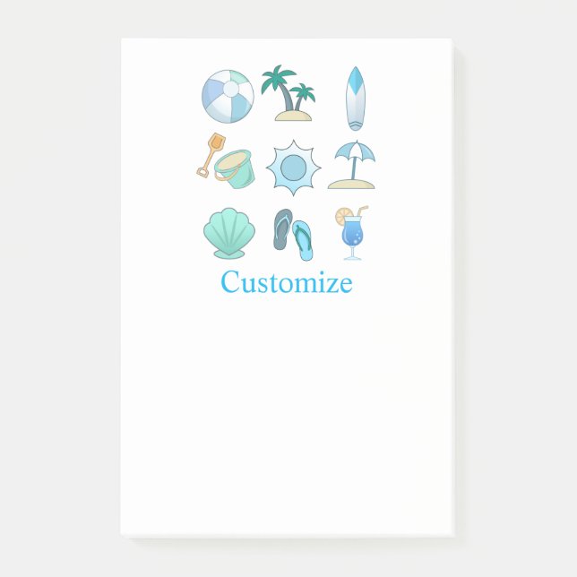 Beach Life Things Thunder_Cove  Post-it Notes (Front)