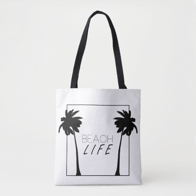 Beach Life Tote Bag (Front)