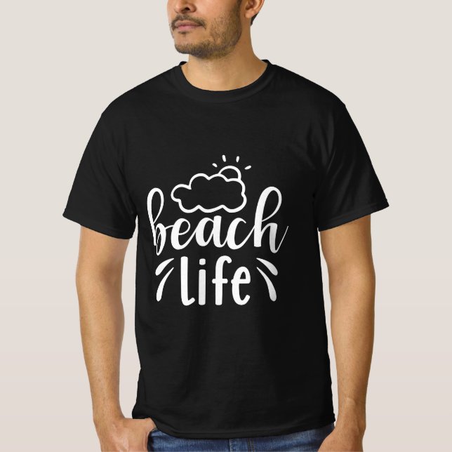 Beach Life Vibe T-Shirt (Front)