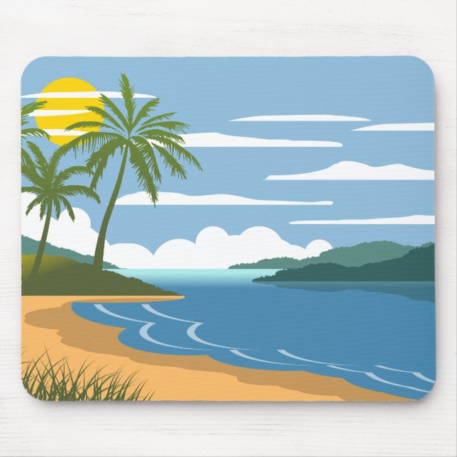 beach lookin mouse pad (Front)