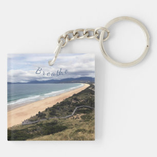Beach lookout key ring