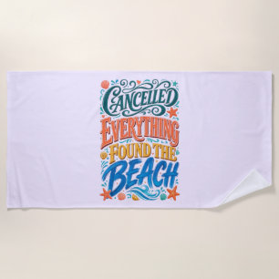 Beach lover Funny Summer gift Towel