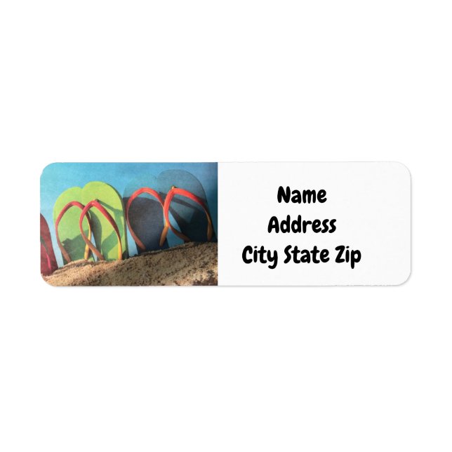 **BEACH LOVERS** RETURN ADDRESS LABEL (Front)