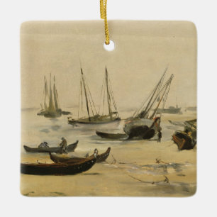 Beach, Low Tide Ceramic Ornament