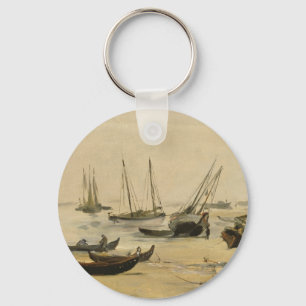 Beach, Low Tide Key Ring