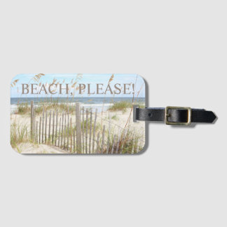 Beach Luggage Tag