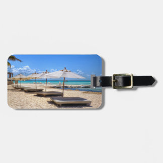 Beach luggage tag