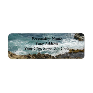 Beach Meets Ocean Address Label Return Address Label