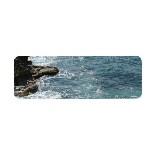 Beach Meets Ocean Return Address Label (Front)
