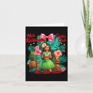 Beach Mele Kalikimaka Hawaiian Tail Party Santa Tu Card