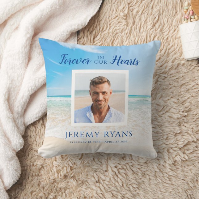 Beach Memorial Keepsake Pillow (Blanket)