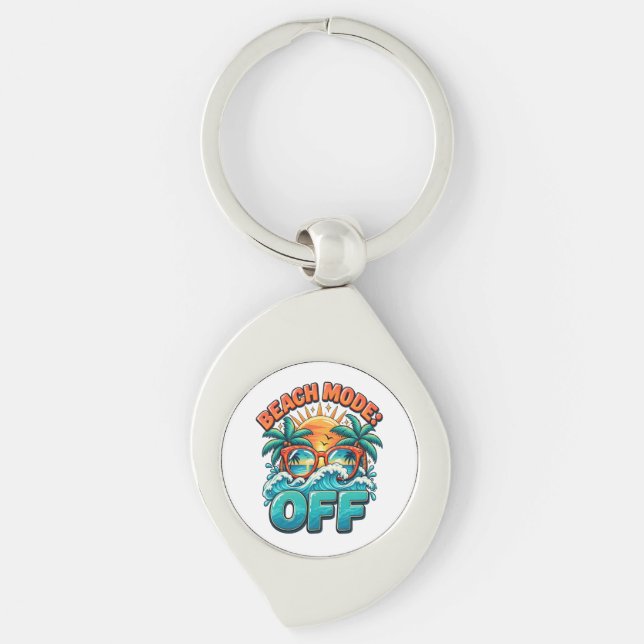 Beach Mode: Off Key Ring (Front)