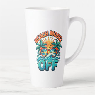 Beach Mode : Off Latte Mug