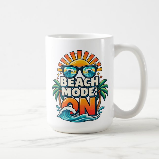 Beach Mode : Ready Coffee Mug (Right)