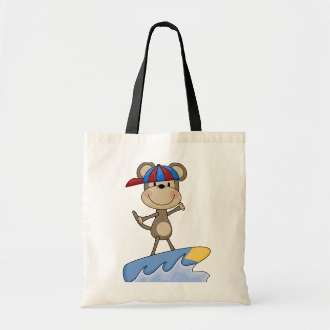 Beach Monkey - Surfing T-shirts and Gifts Tote Bag (Front)