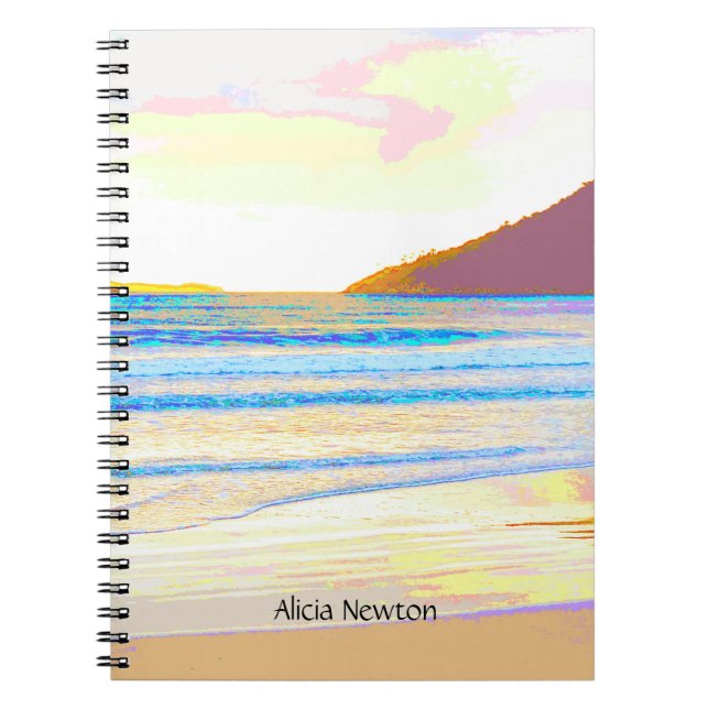 Beach morning light notebook (Front)