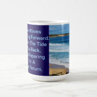 Beach Motivation Quote: Like The Waves Keep Moving