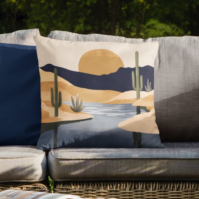 Beach Nautical Desert Southwest Patio Pool Cushion (Creator Uploaded)