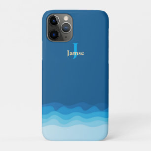 Beach Nautical Monogram iPhone / iPad case