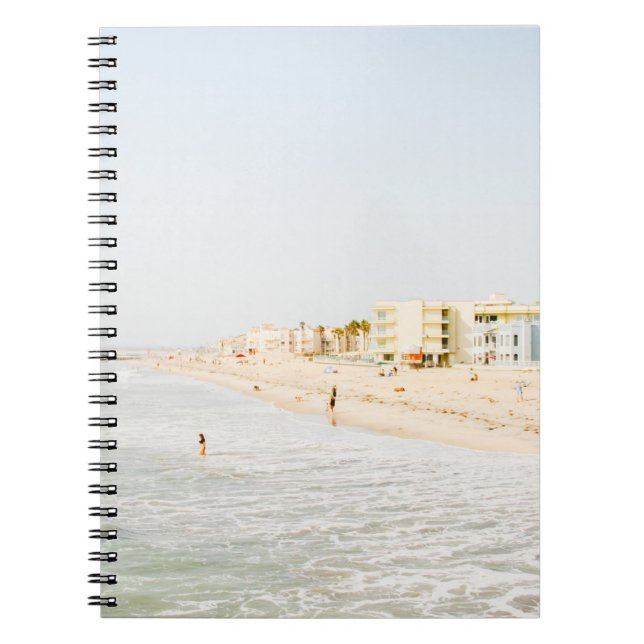 BEACH NEAR BUILDING AT DAYTIME NOTEBOOK (Front)