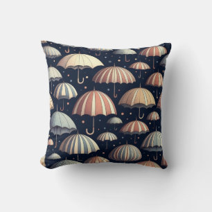 Beach Nights in The Rain Cushion