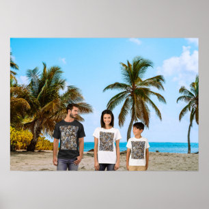 Beach obsessed. poster