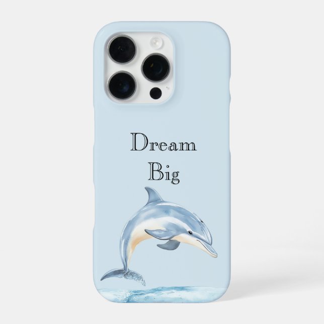Beach Ocean Dolphin iPhone Case (Back)