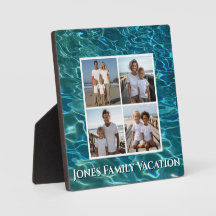 Beach ocean lake water personalise photo template