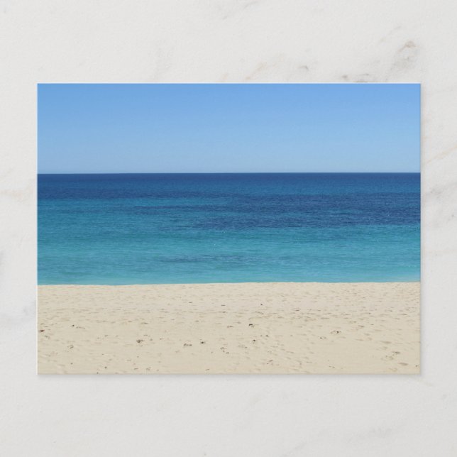 Beach Ocean Layers Postcard (Front)