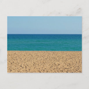 Beach, Ocean, Sky Postcard