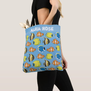 Beach Ocean Tropical Sea Life Cute Stylish Tote Bag