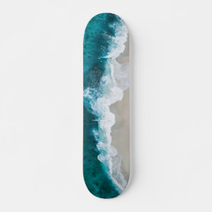 Beach Ocean Waves Skateboard