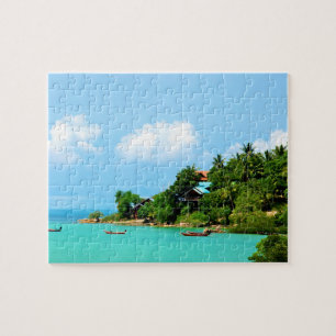 Beach of Koh Phangan Thailand Jigsaw Puzzle