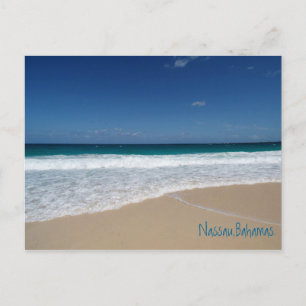 Beach of Nassau,Bahamas Postcard